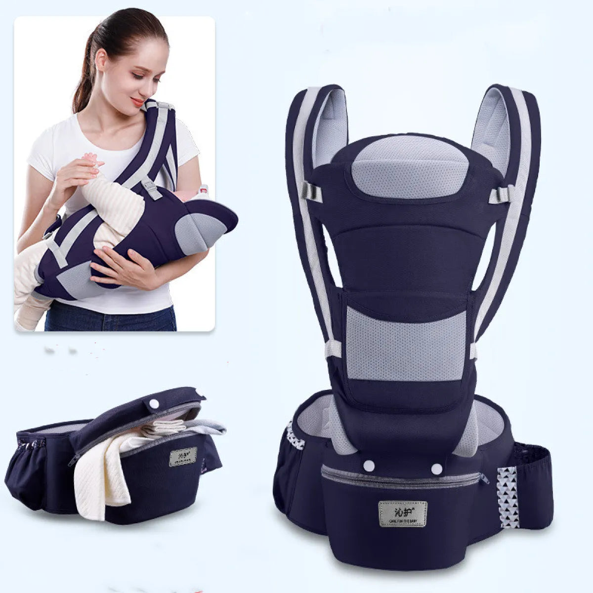 WarmNest™ Ergonomic Baby Hip Seat Carrier