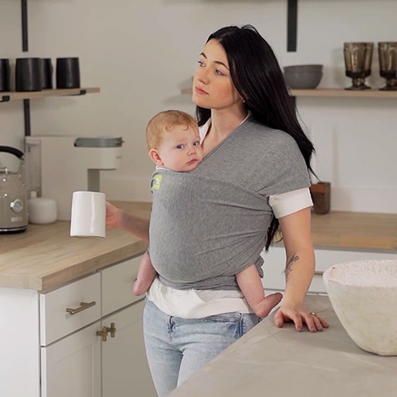 WarmNest™ Baby Carrier Wrap – Soft Adjustable Hands-Free Sling for Newborns & Toddlers