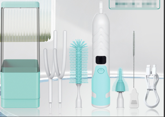 Electric Baby Bottle Cleaning & UV Sterilizer Set
