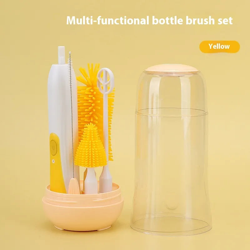 Electric Baby Bottle Cleaning & UV Sterilizer Set