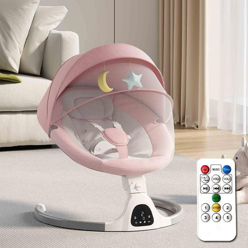 WarmNest™ Electric Baby Rocking Chair with Remote Control