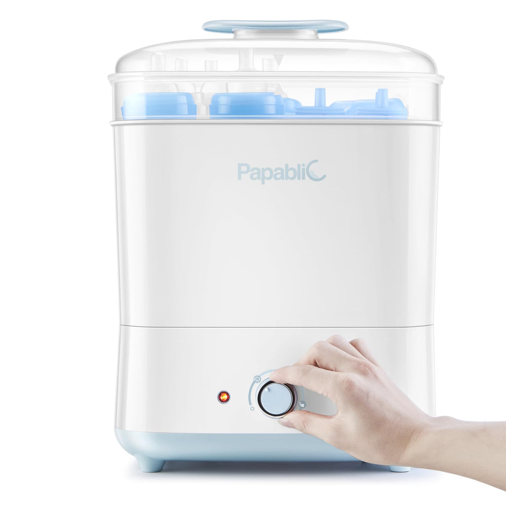 Premium Baby Bottle Sterilizer & Dryer – 3-in-1 Steam Sanitizer