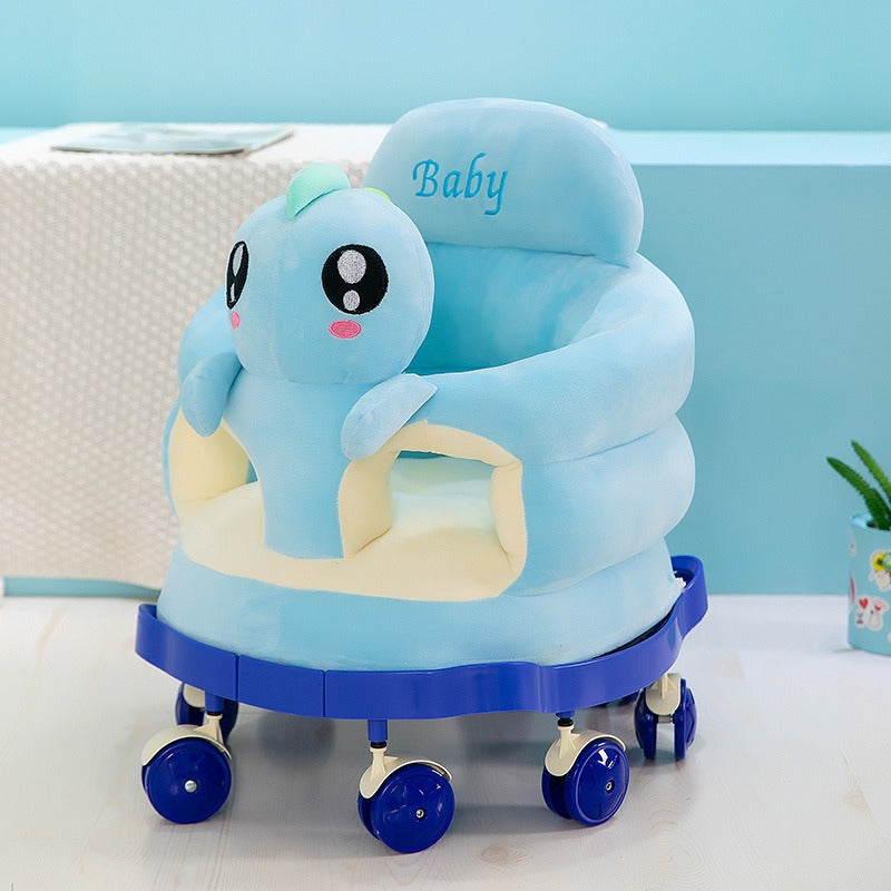 WarmNest™ Plush Baby Learning Seat – Soft Animal Sofa Chair for Infants & Toddlers