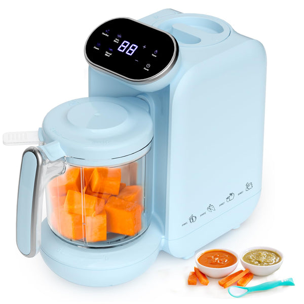 WarmNest™ 5-in-1 Baby Food Maker | Steam, Blend & Puree