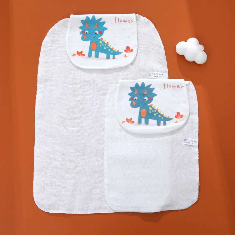 WarmNest™ Summer Cotton Baby Sweat Absorbent Towel – Soft Breathable Back Pad for Infants & Toddlers