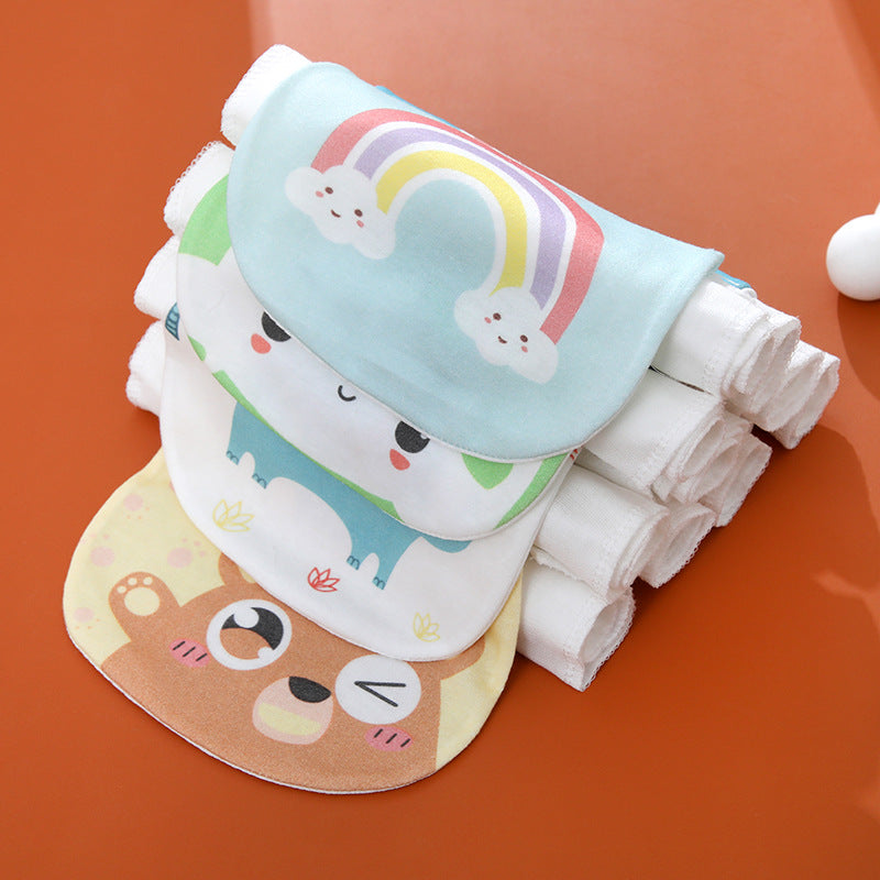 WarmNest™ Summer Cotton Baby Sweat Absorbent Towel – Soft Breathable Back Pad for Infants & Toddlers