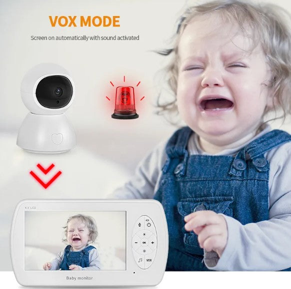 WarmNest™ 4.3” HD Baby Monitor with Night Vision