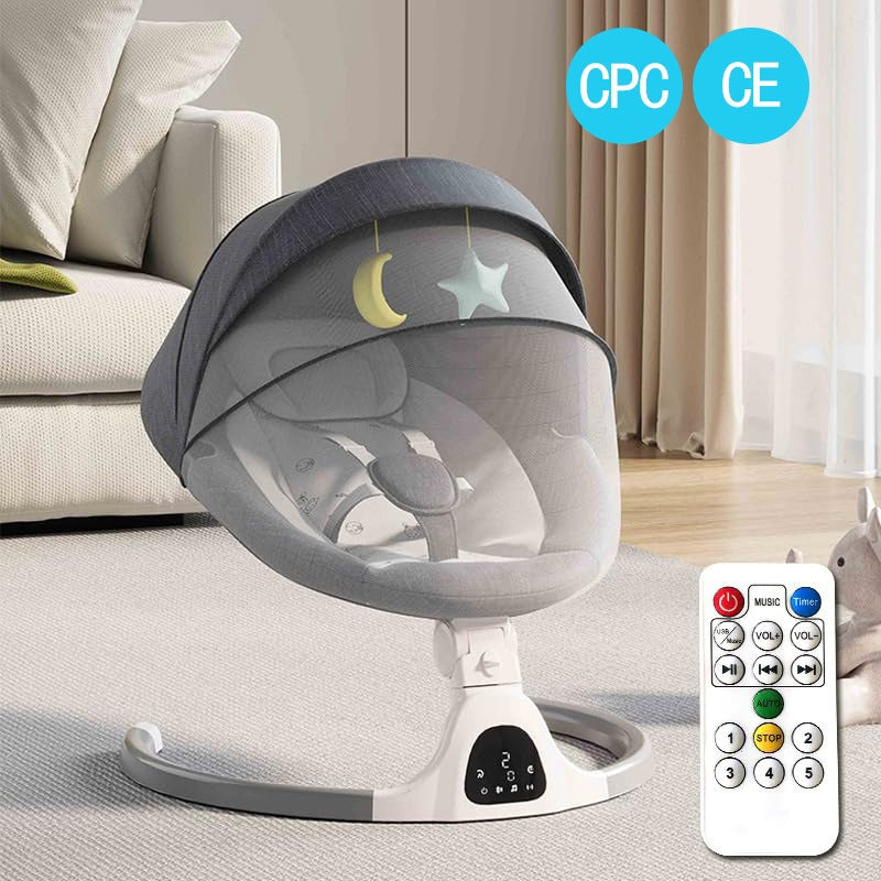 WarmNest™ Electric Baby Rocking Chair with Remote Control