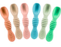 Baby Silicone First Feeding Spoons Set