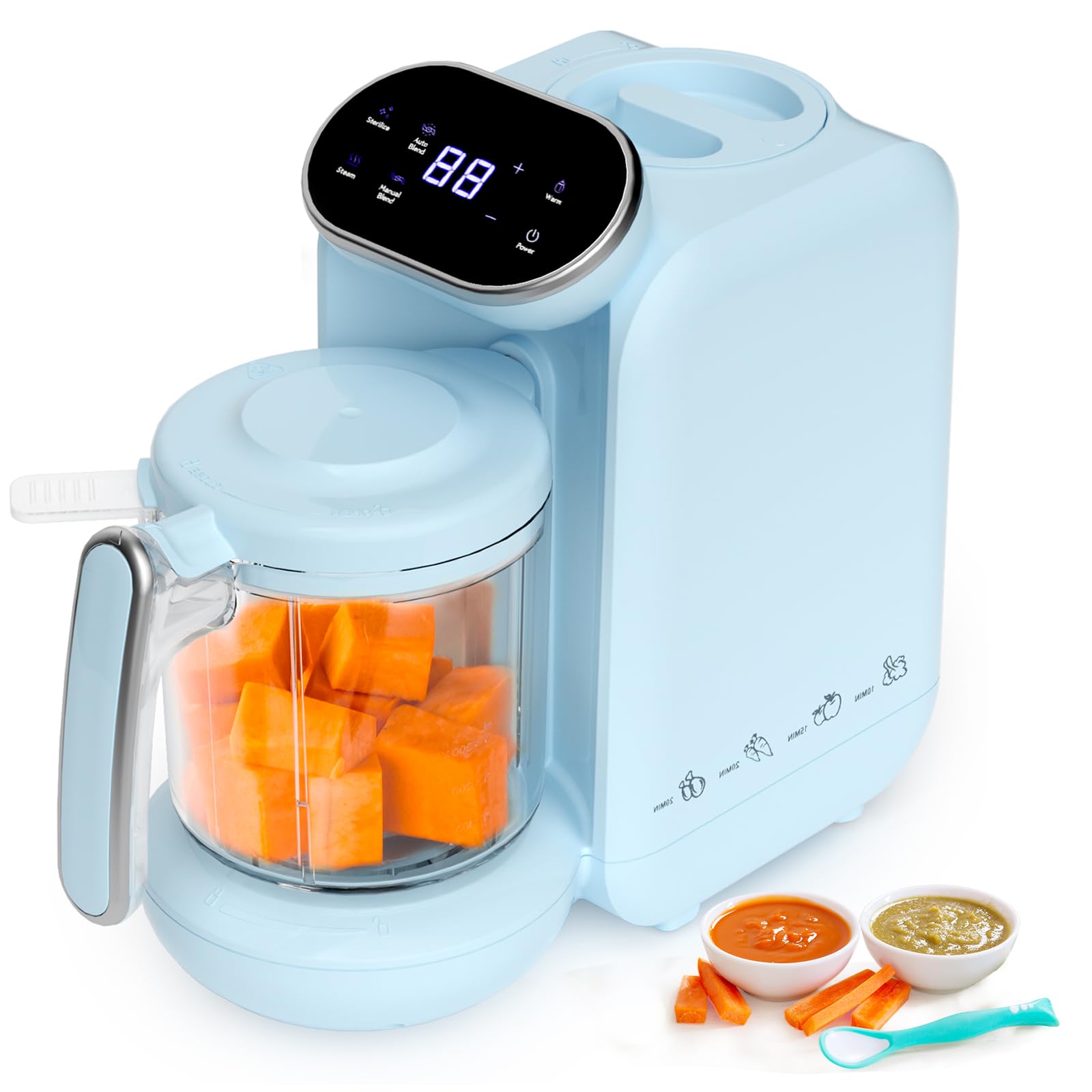 WarmNest™ 5-in-1 Baby Food Maker | Steam, Blend & Puree