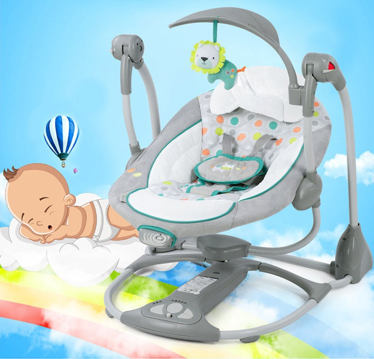 WarmNest™ Intelligent Baby Swing Chair – Electric Rocking Seat with Music & Timer
