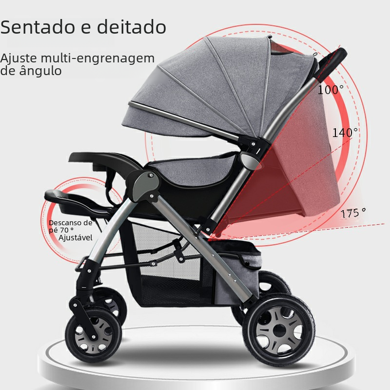WarmNest™ Lightweight Convertible Baby Stroller