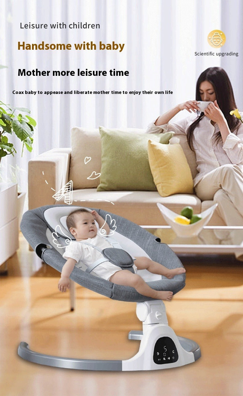 WarmNest™ Electric Baby Rocking Chair with Remote Control