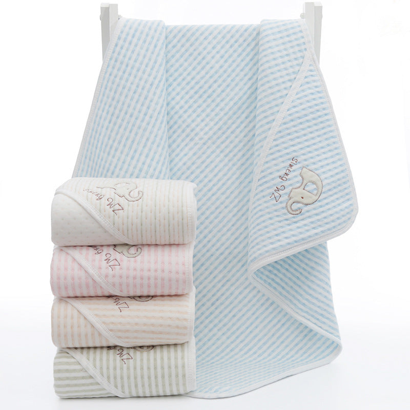 WarmNest™ Hooded Cotton Swaddle Blanket for Newborns
