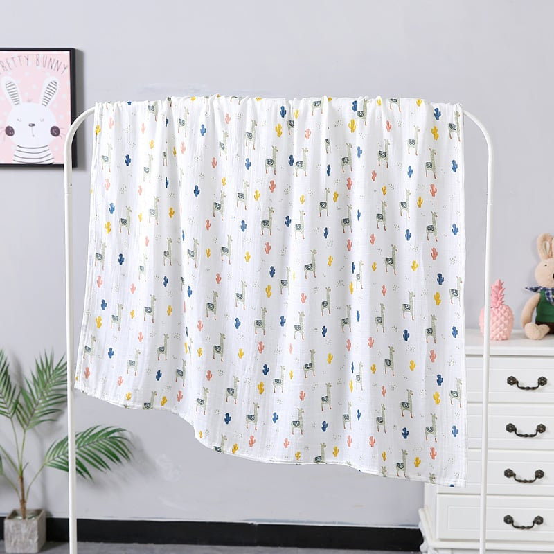 Double Layer Gauze Baby Bath Towel 110x120 cm