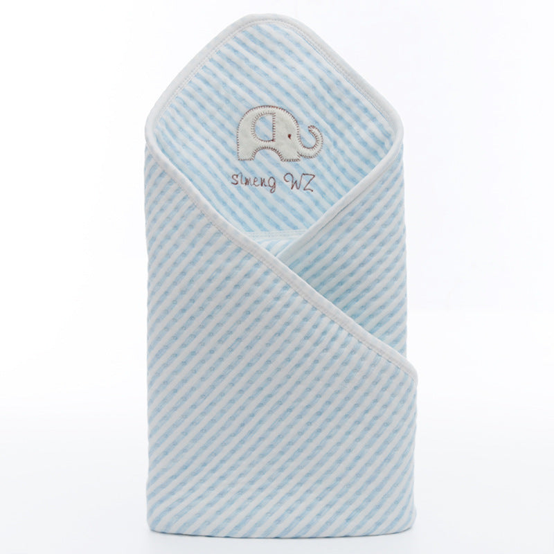 WarmNest™ Hooded Cotton Swaddle Blanket for Newborns