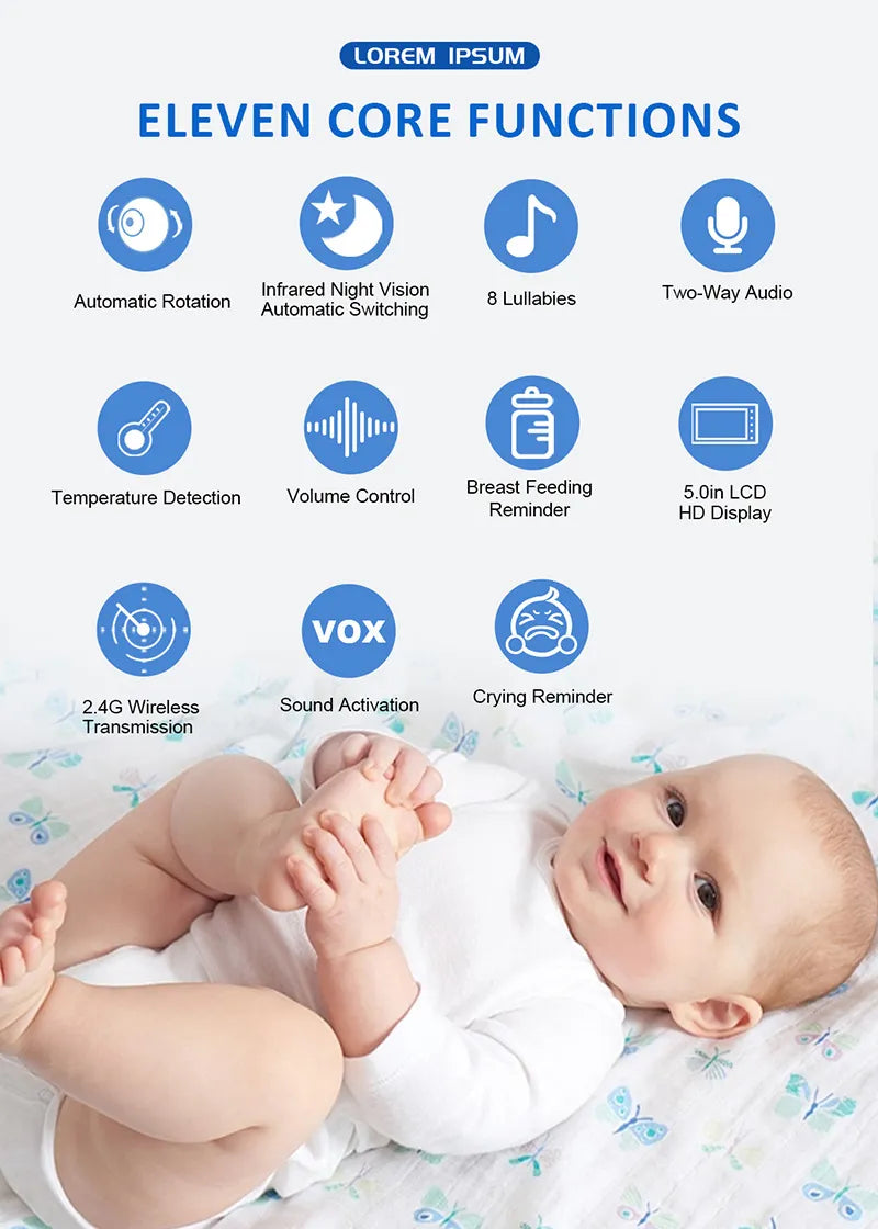 WarmNest™ HD Wireless Baby Monitor