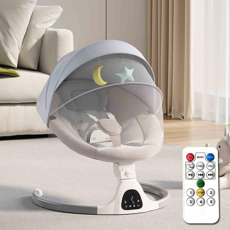 WarmNest™ Electric Baby Rocking Chair with Remote Control