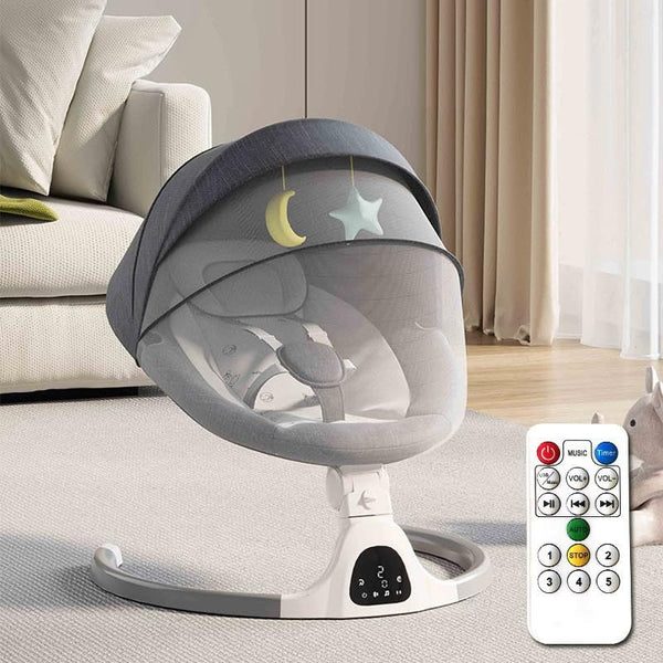 WarmNest™ Electric Baby Rocking Chair with Remote Control