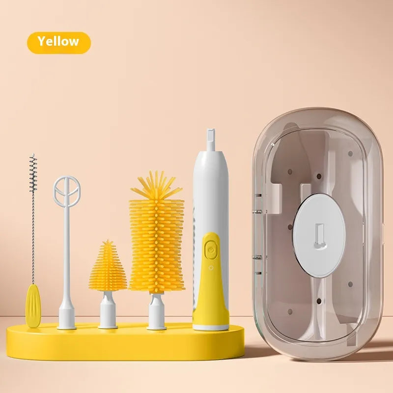 Electric Baby Bottle Cleaning & UV Sterilizer Set
