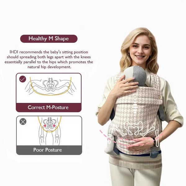 WarmNest™ Baby Carrier Wrap – Adjustable Hands-Free Infant Sling