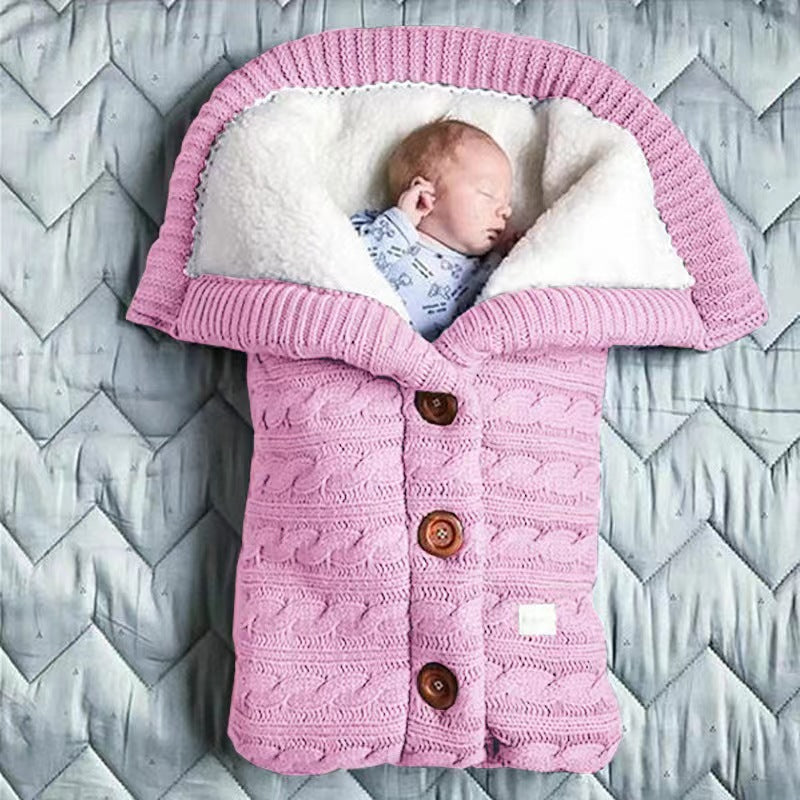 WarmNest™ Autumn & Winter Baby Stroller Sleeping Bag with Buttons