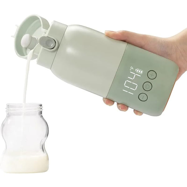 WarmNest™ Portable Bottle Warmer – Cordless Fast Heating for Baby Bottles