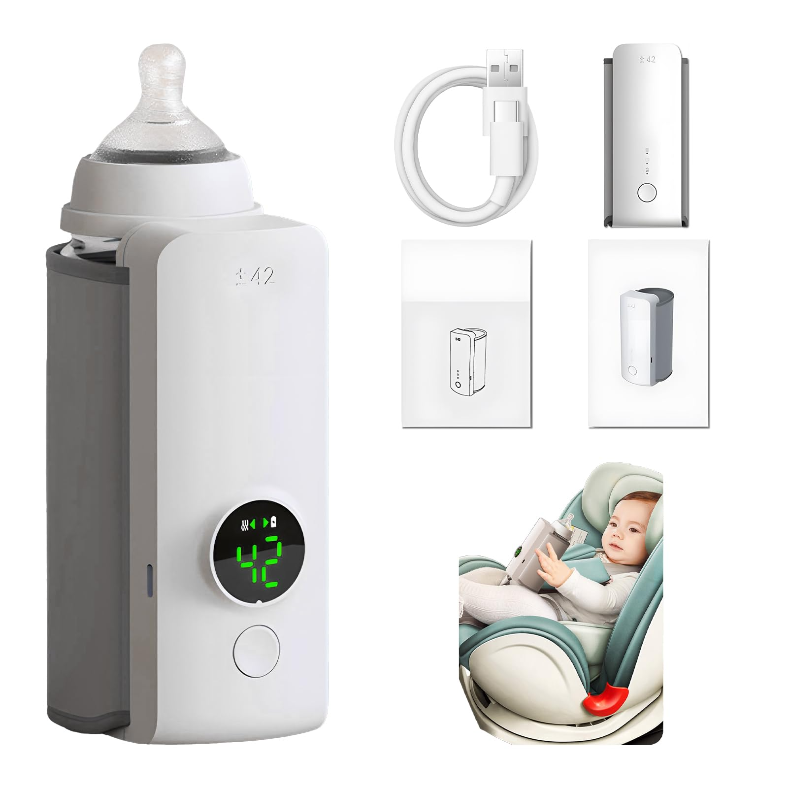 WarmNest™ Portable Baby Bottle Warmer