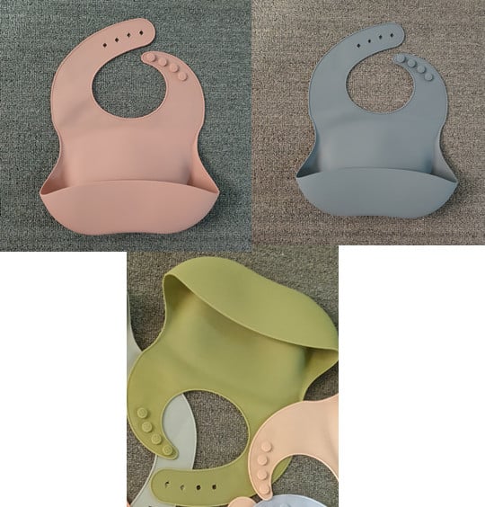 WarmNest™ Silicone Baby Bib with Food Catcher – Waterproof & Easy Clean