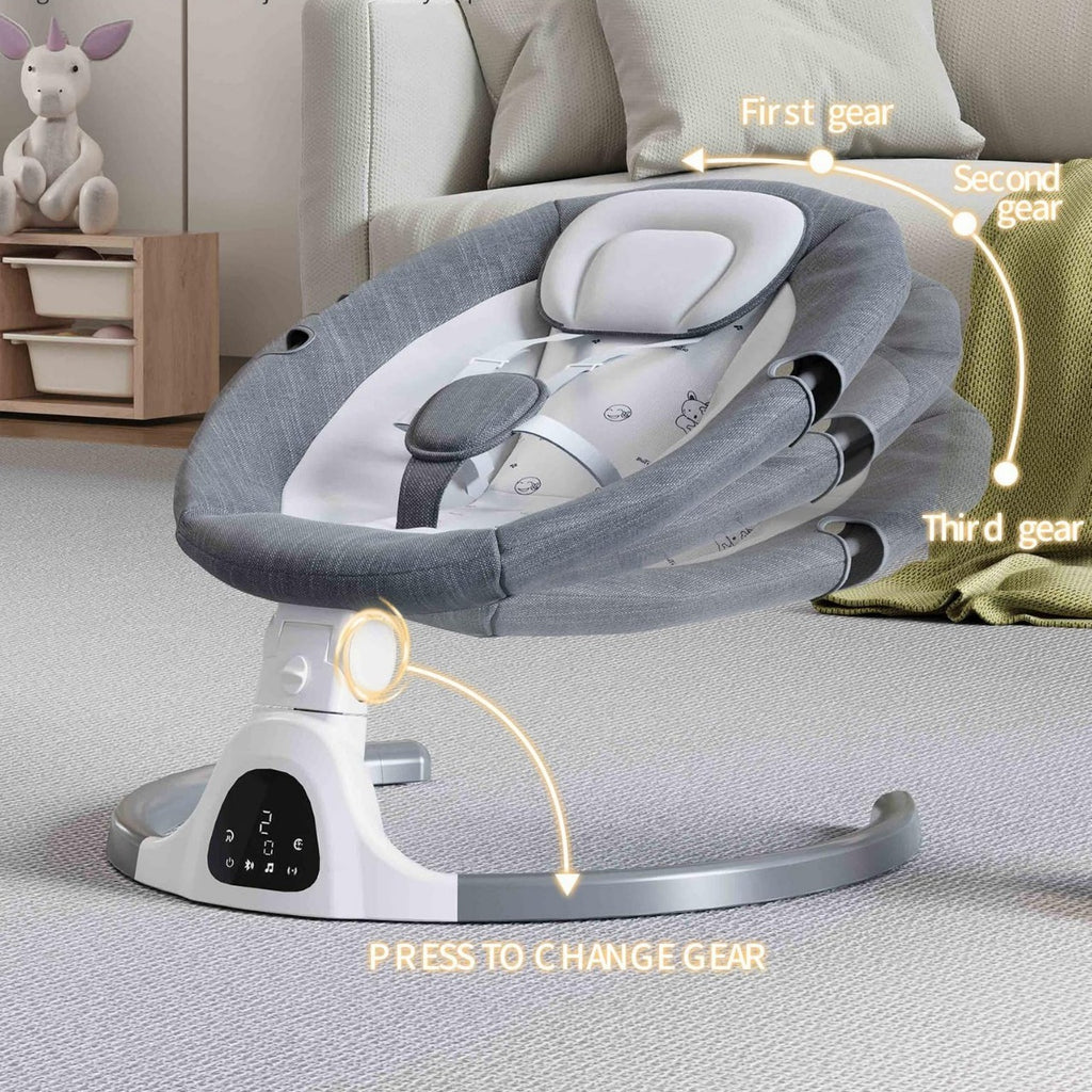 WarmNest™ Electric Baby Rocking Chair with Remote Control