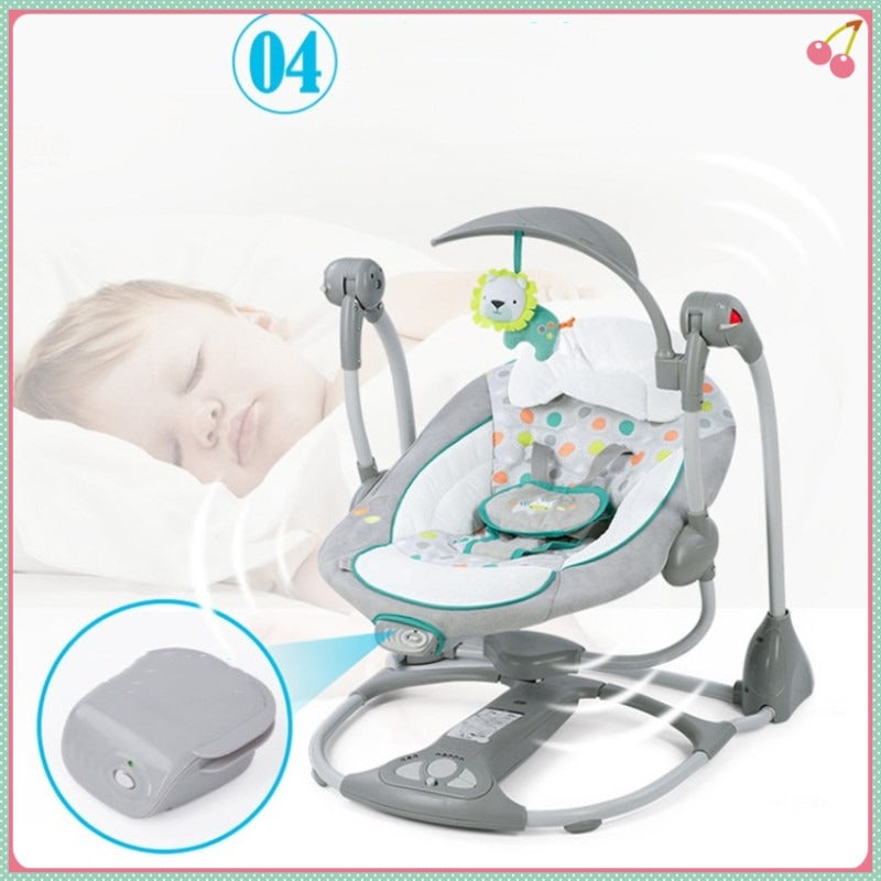 WarmNest™ Intelligent Baby Swing Chair – Electric Rocking Seat with Music & Timer